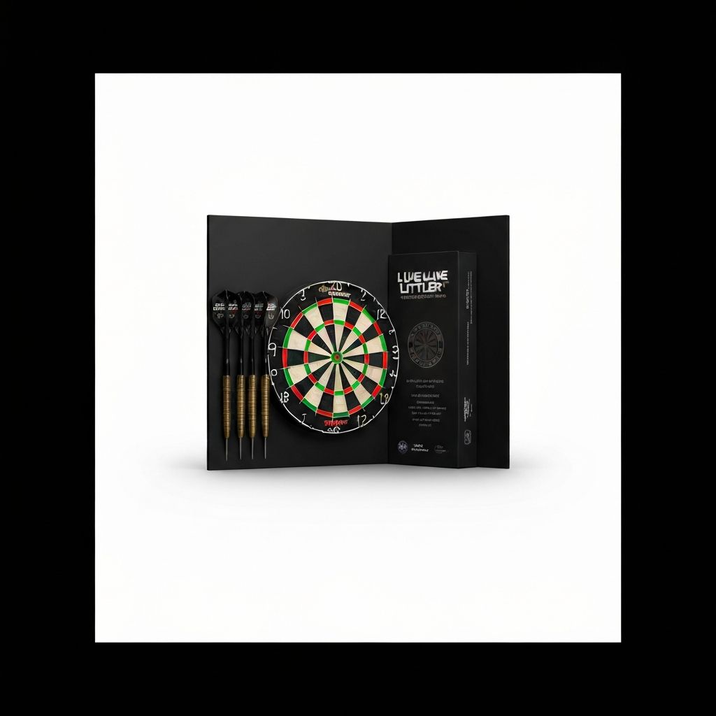 Win Dit Luke Littler Wereldkampioen Editie Dartbord Pakket